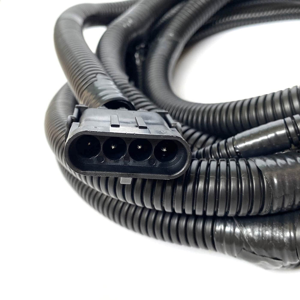 ACCYPRO harness prepared for installation with secure connectors