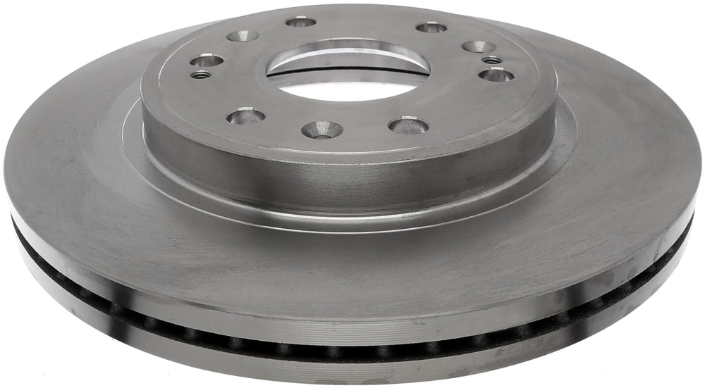 ACDelco 18A1705A front brake rotor with non-directional finish for quiet braking