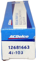 ACDelco spark plug thread detail illustrating easy installation and clean threading.