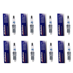ACDelco 41-962 spark plug package showing eight-pack for easy replacement