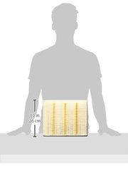 ACDelco GM Original Equipment air filter in engine bay demonstrates proper fit and airflow.