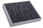 ACDelco CF197 cabin air filter front view showing long non-woven media for airflow