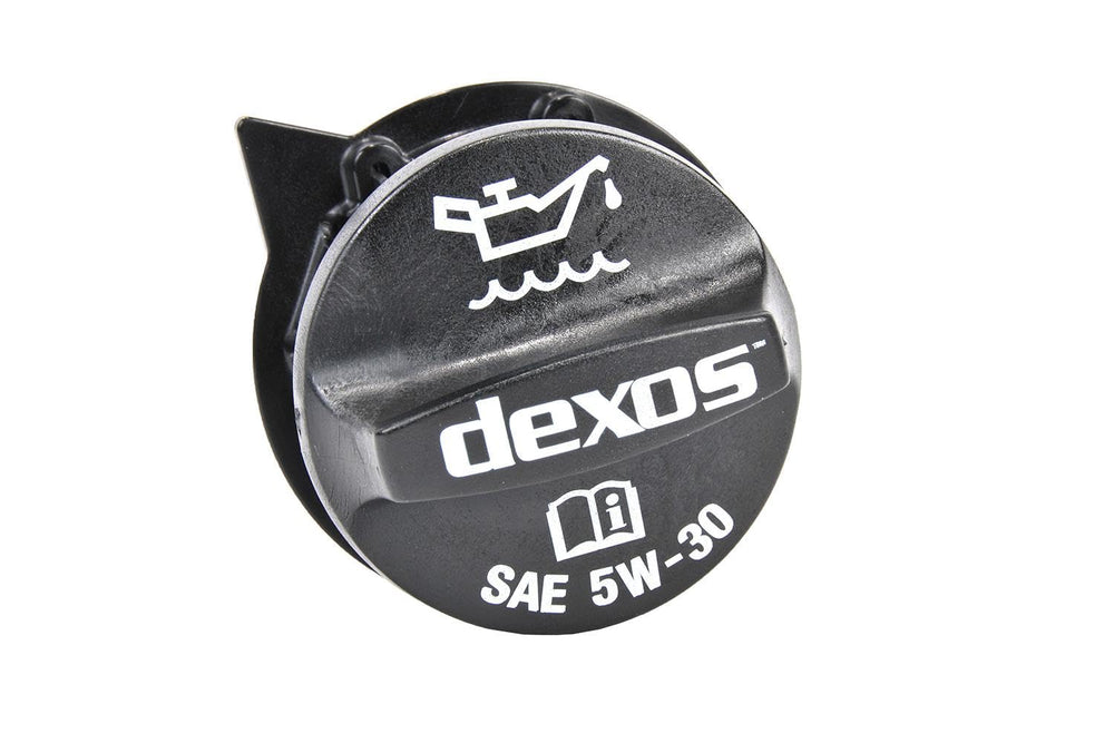 ACDelco FC256 engine oil filler cap, top view, shows precise GM OE fit for reliable sealing.