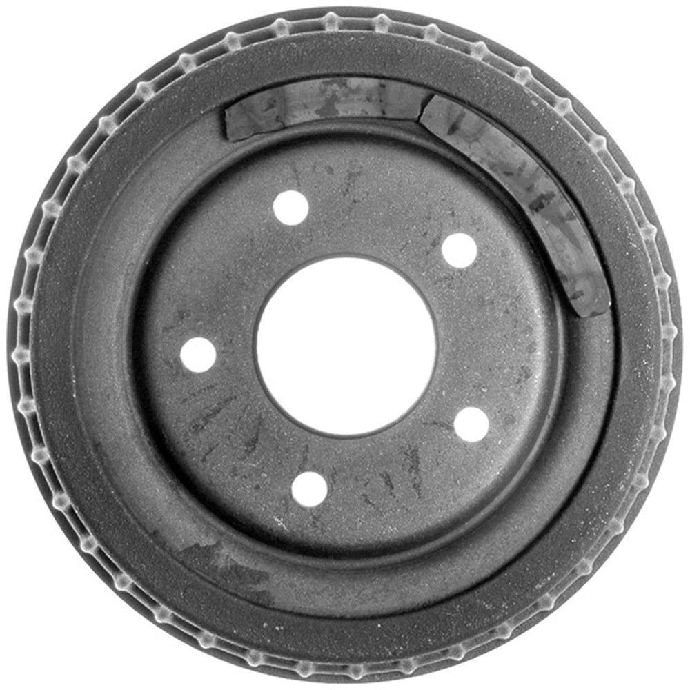 ACDelco Gold 18B80 rear brake drum side view; heat dispersion for durability