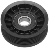ACDelco Gold 38009 flanged idler pulley front view improves belt alignment for GM vehicles