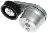 ACDelco Gold 38172 belt tensioner assembly, full unit view, helps maintain proper belt tension.