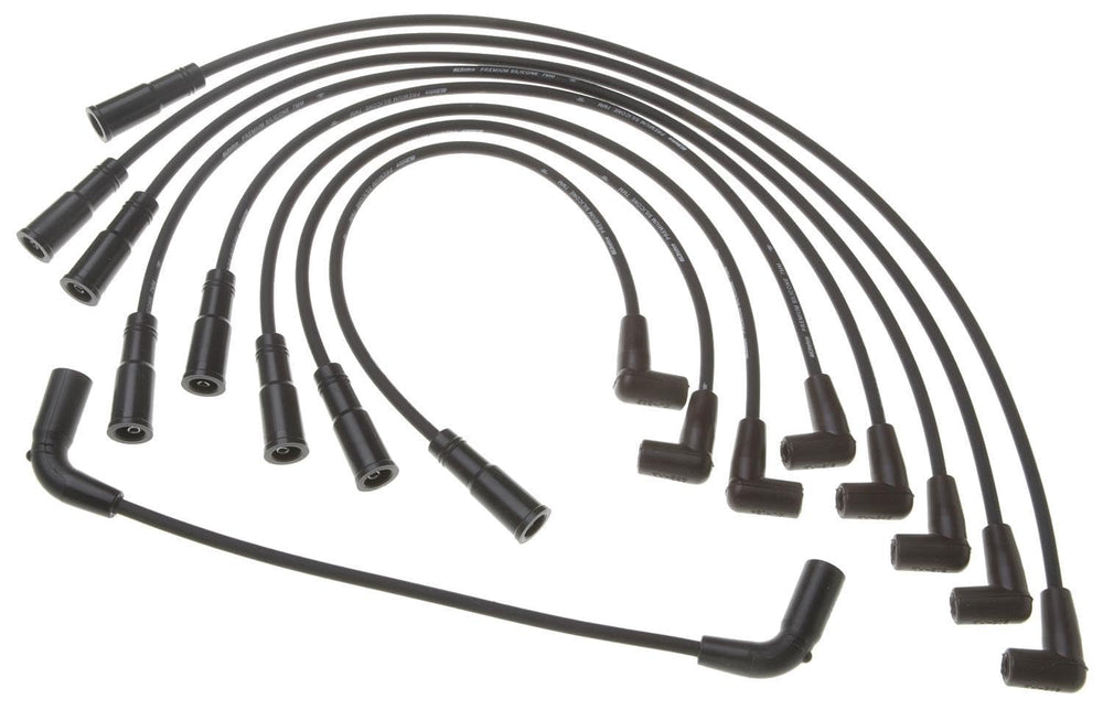 ACDelco Gold 9718Q wires assembled, showcasing full wiring harness for reliable ignition.
