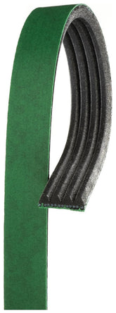 ACDelco Gold K040378HD serpentine belt front view showing multi-rib design for quiet operation.