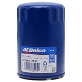 ACDelco PF63F oil filter front view showing rugged construction for debris protection
