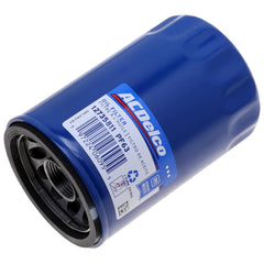 ACDelco PF63F oil filter top view revealing secure mounting and sealing features
