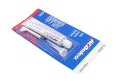 ACDelco RTV Sealant 75g application bead on oil pan for leak control.