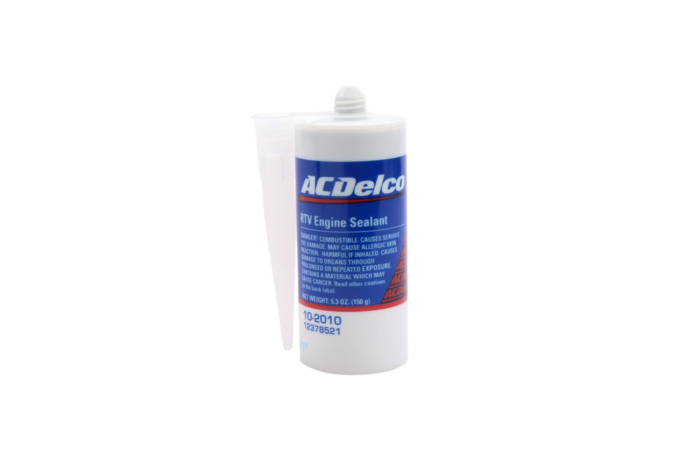 ACDelco RTV sealant applied to an oil pan for a durable seal