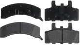 ACDelco Silver front brake pads 14D369MX visual—durable semi-metallic design for quieter, reliable braking.