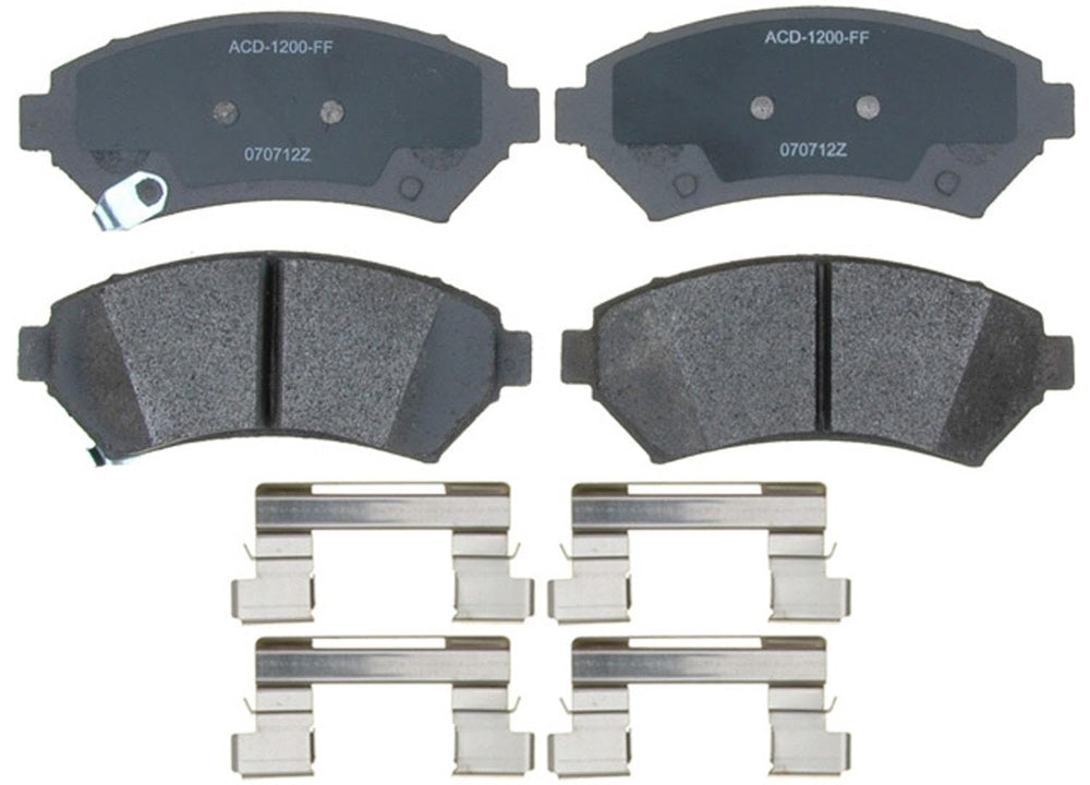 ACDelco Silver 14D699MH front-view brake pads offer quiet stopping and durability