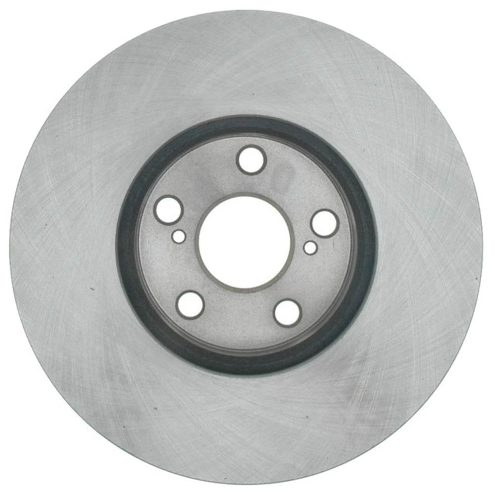ACDelco Silver rotor installed on vehicle demonstrating quieter, steadier braking