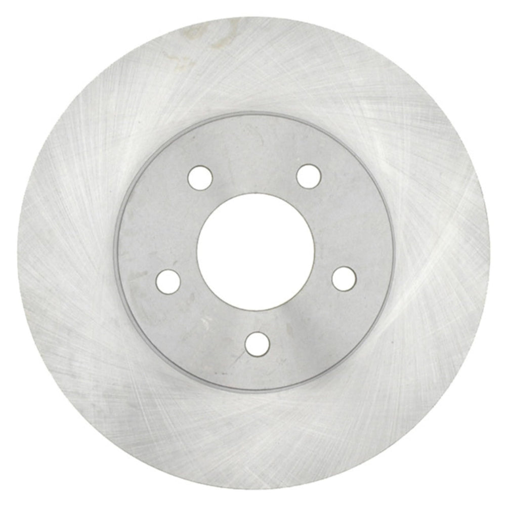 ACDelco Silver front rotor vanes configuration improves cooling and performance.