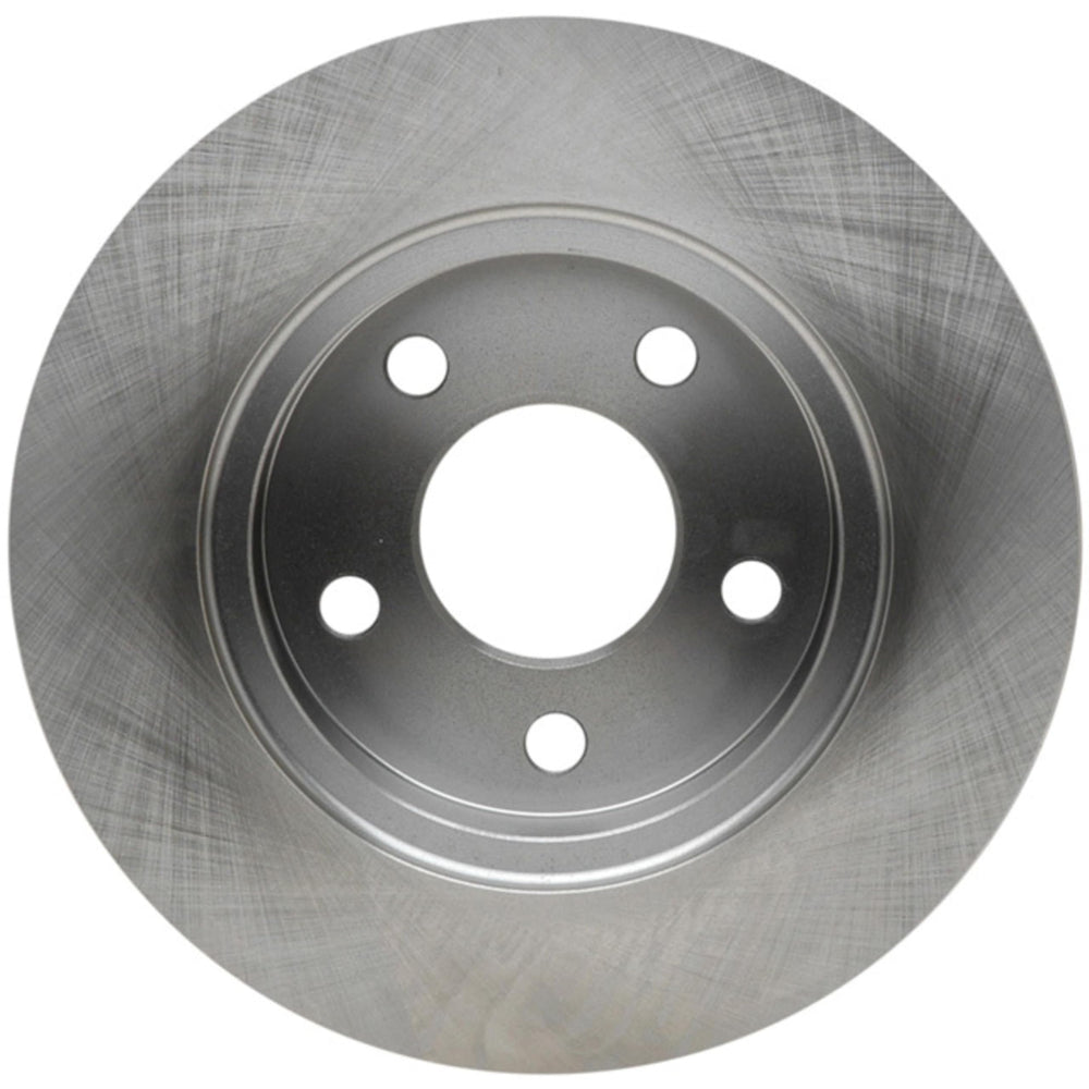 ACDelco Silver rear brake rotor anti-noise design reduces NVH