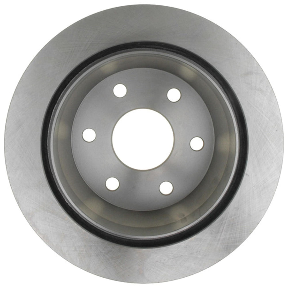Reinforced rounded edge on ACDelco Silver 18A952A rear rotor for durability under heat