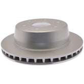 ACDelco Silver 18A1412AC rear brake rotor — rear brake rotor close-up highlights multi-alloy construction