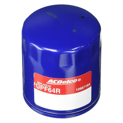 ACDelco UPF64R Ultraguard engine oil filter front view; promotes clean oil flow