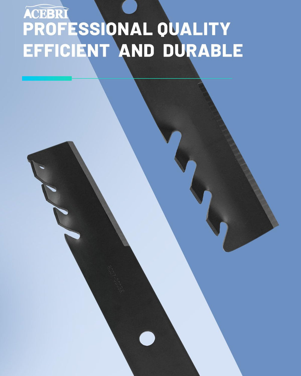 ACEBRI blades suitable for Ferris and Snapper for versatile lawn care tasks.