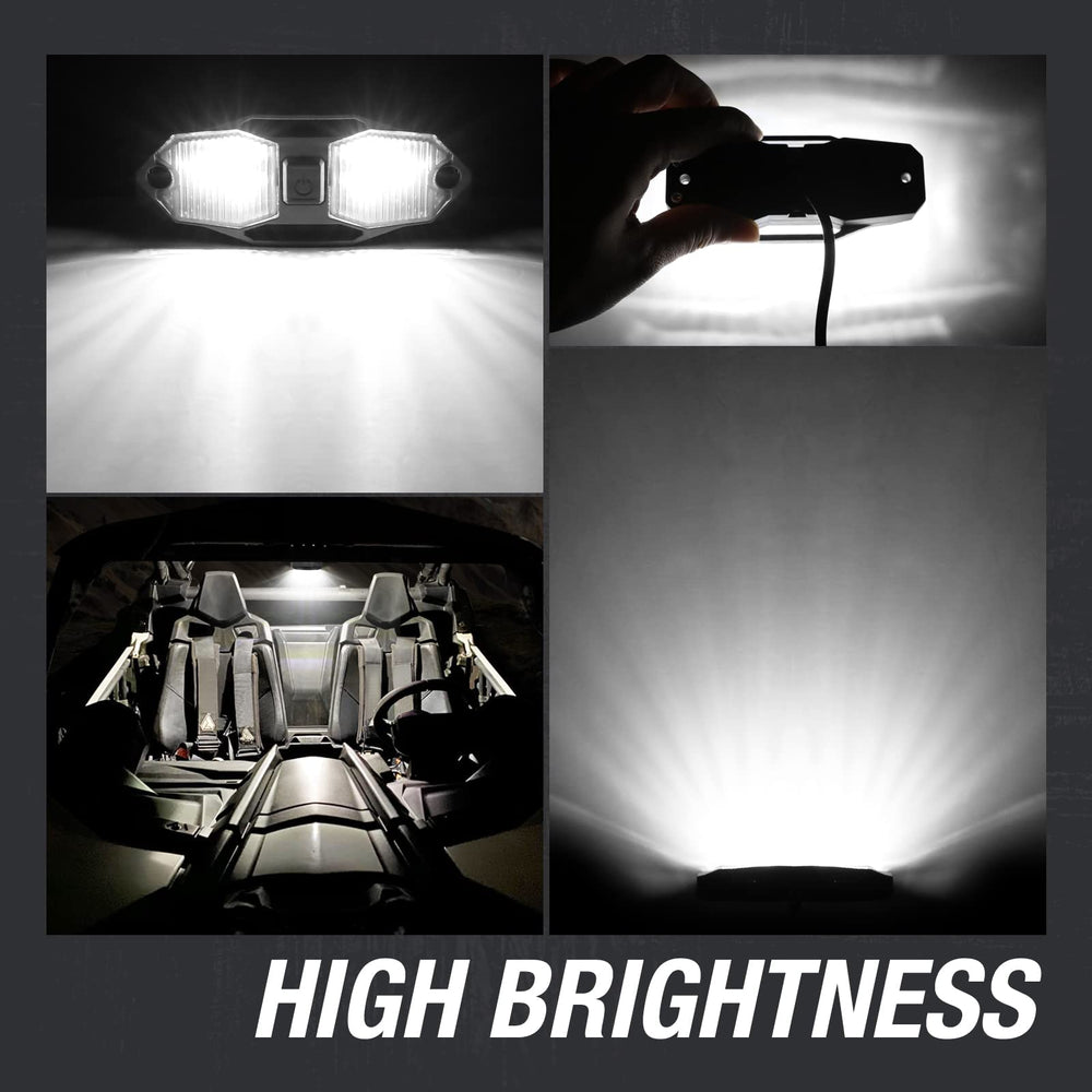 ACEC SHOP UTV Dome Light carbon switch close-up with responsive feel