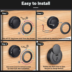 Acegoo compatible with 12V-24V vehicles including RVs and boats.
