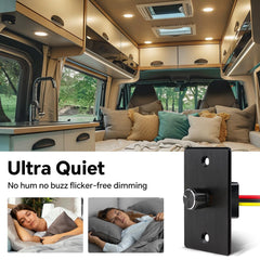 Acegoo compact panel-dimmer fit for easy dashboard installation.