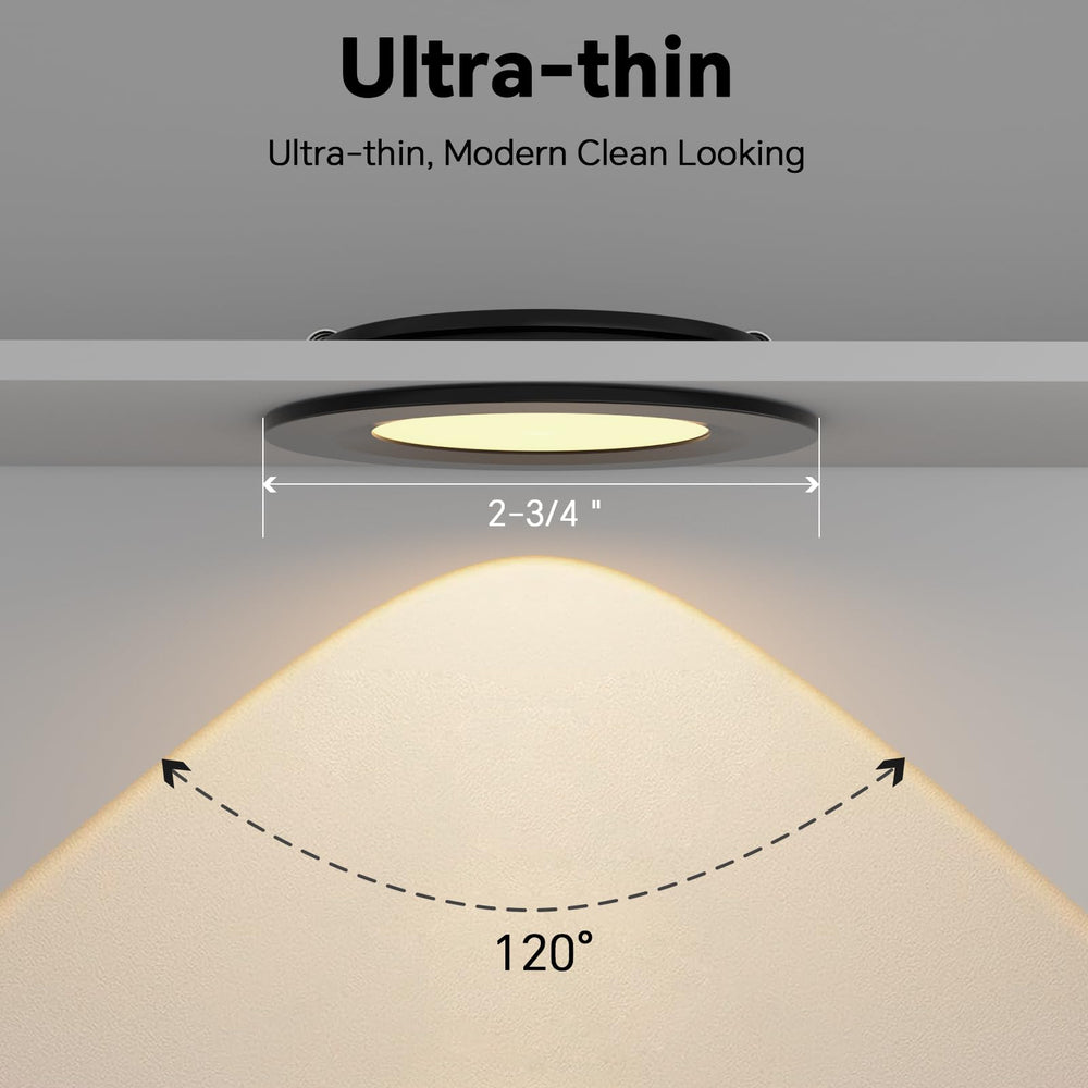 acegoo low-profile puck light preserves headroom while brightening interiors