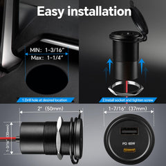 Acegoo pre-wired leads enable quick installation in RVs, boats, or trucks.
