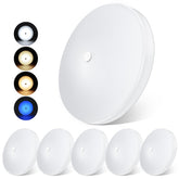 Acegoo RV 3CCT LED dome light angle view showing slim profile for compact RV spaces.