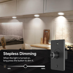 acegoo rv interior puck light provides even light for cabins and kitchens