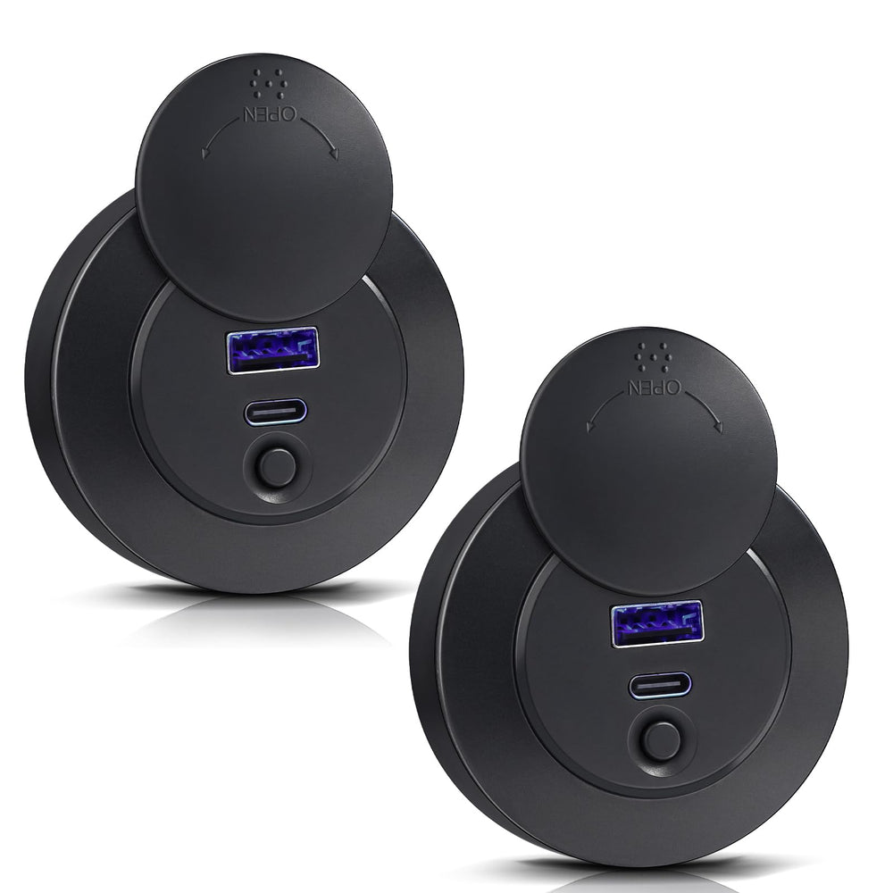 Acegoo RV USB charger outlet with 50W dual port for on-the-road power.