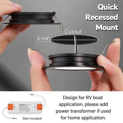 acegoo truck trailer ceiling light delivers durable recessed illumination.