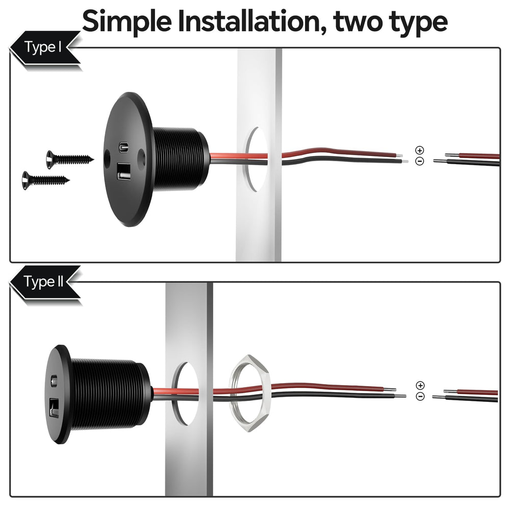 Acegoo two-pack provides power redundancy across 12V-24V vehicles.