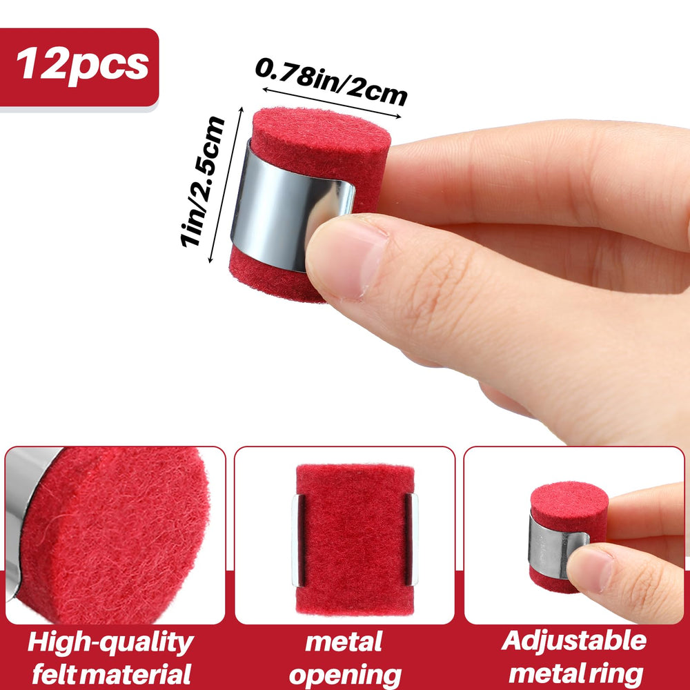Acellegic red felt and metal wire cleaner pad highlights durability under steady use in a workshop.