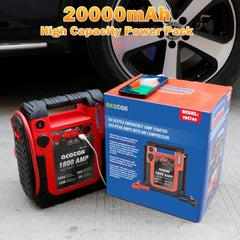 Acetek built-in LED light provides emergency illumination at night.