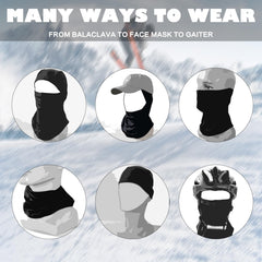Achiou mask perfect for skiing, biking, running, and more.