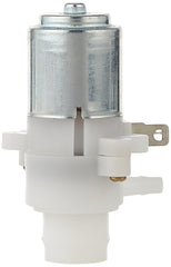 ACI windshield washer pump with two nozzles included for easy replacement.