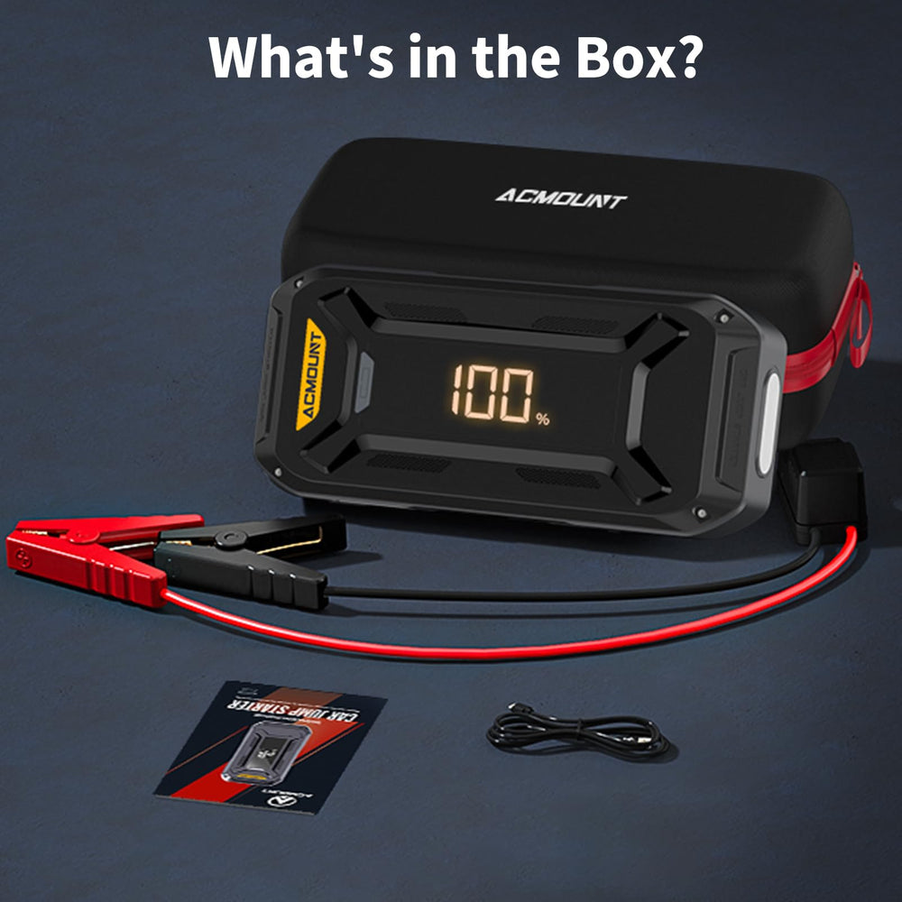 Acmount P120 packed emergency kit ready for roadside help