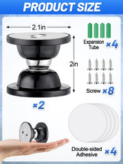 2-pack design keeps RV entries accessible and hands-free while moving items.