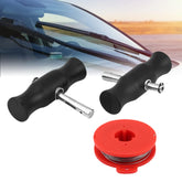 Acouto windshield removal tool handles for ergonomic grip during glass removal