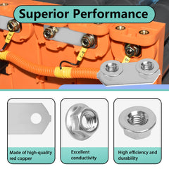 Acyoyava kit packaging with spare bus bars and nuts for smoother installs