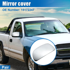 ACROPIX mirror overlay pair on GMC Sierra for durable protection and style