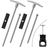 Acshio RV waste valve handle with 6-inch tube for precise control on the go