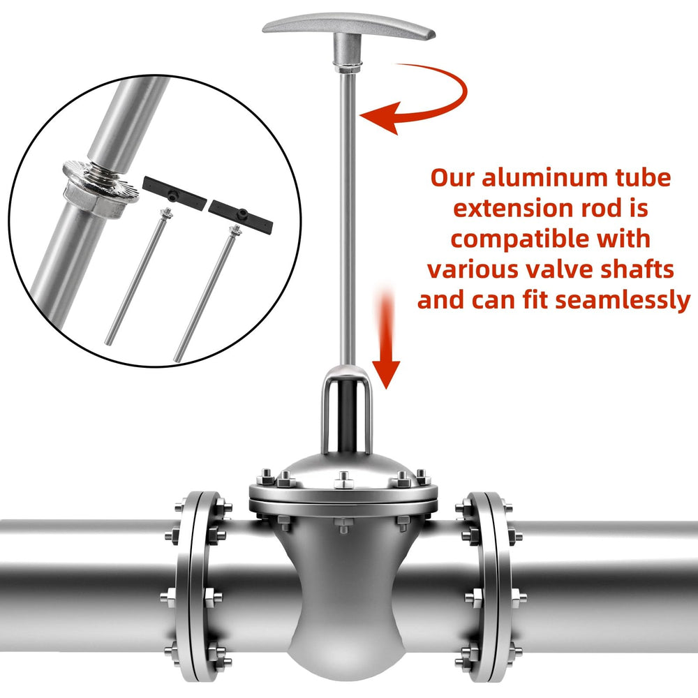 Acshio universal dump valve handle compatible with standard valves