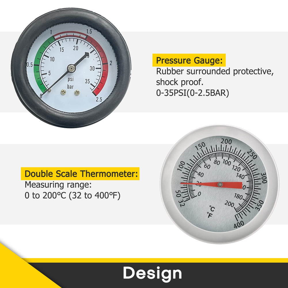 Acymner anodized cap adapters pack enables airtight testing across models.