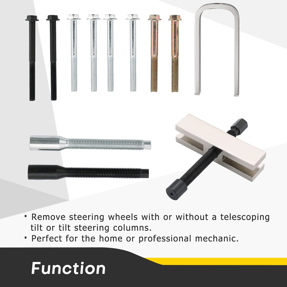 Acymner portable carrying case for steering wheel kit keeps tools organized.