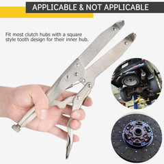 Acymner versatile tool can also hold flywheels, sprockets, and gears.