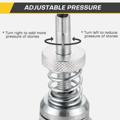 Acymner cylinder hone tool with replaceable 220 grit stones ready for use
